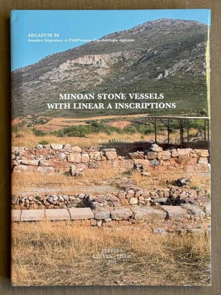 Item #M14636 Minoan stone vessels with Linear A inscriptions. DAVIS Brent