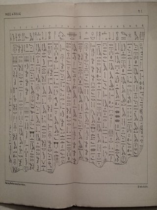 Inscriptions hi&eacute;roglyphiques copi&eacute;es en Egypte pendant la Mission scientifique de M. le vicomte Emmanuel de Roug&eacute;, vol. 1, 2, 3 & 4 (complete set)