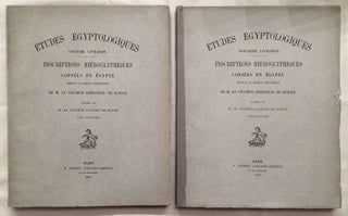 Item #M1464 Inscriptions hiéroglyphiques copiées en Egypte pendant la Mission scientifique de...