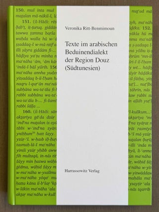 Item #M14641 Texte im arabischen Beduinendialekt der Region Douz (S&uuml;dtunesien). RITT-BENMIMOUN...[newline]M14641-00.jpeg
