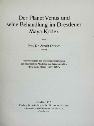 Der Planet Venus und seine Behandlung im Dresdener Maya-Kodex[newline]M14645-01.jpeg