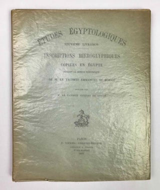 Item #M1464a Inscriptions hiéroglyphiques copiées en Egypte pendant la Mission scientifique de...