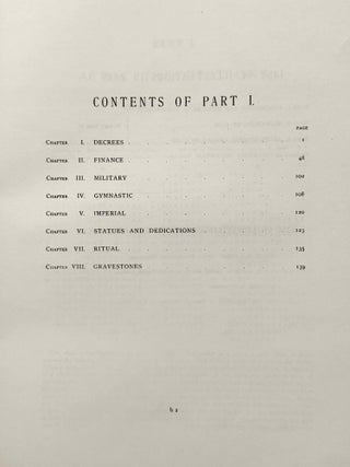 The collection of ancient Greek inscriptions in the British Museum. Vol. I: Attika. Vol. II. Vol. III: Priene, Iasos and Ephesos. Vol. IV: Knidos, Halikarnassos and Branchidae. Supplementary and miscellaneous inscriptions. (complete set)[newline]M14660-04.jpeg