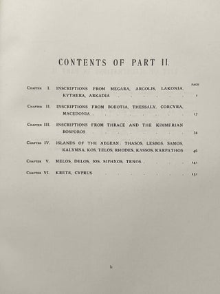 The collection of ancient Greek inscriptions in the British Museum. Vol. I: Attika. Vol. II. Vol. III: Priene, Iasos and Ephesos. Vol. IV: Knidos, Halikarnassos and Branchidae. Supplementary and miscellaneous inscriptions. (complete set)[newline]M14660-07.jpeg