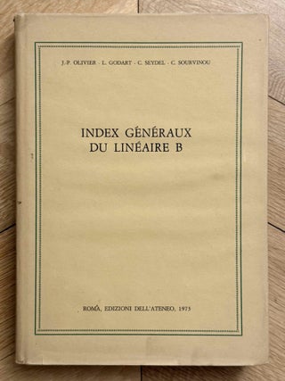 Item #M14693 Index g&eacute;n&eacute;raux du lin&eacute;aire B. OLIVIER Jean-Pierre - GODART Louis - SEYDEL...[newline]M14693-00.jpeg