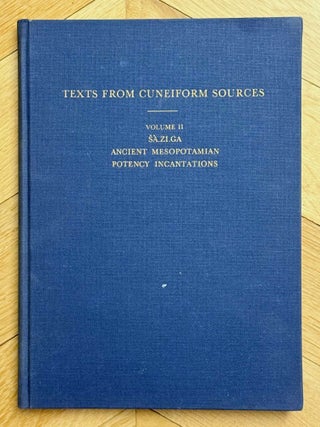 Item #M14696 Sa.zi.ga. Ancient Mesopotamian potency incantations. (Texts from cuneiform sources,...[newline]M14696-00.jpeg