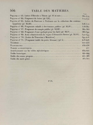 Notices et textes des papyrus grecs (p. par.) du Mus&eacute;e du Louvre et de la Biblioth&egrave;que Imp&eacute;riale[newline]M14698-08.jpeg