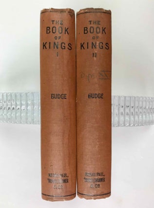 The book of the kings of Egypt. Or, The Ka, Nebti, Horus, Suten Bat, and Ra names of the pharaohs with transliterations from Menes, the first dynastic king of Egypt, to the emperor Decius, with chapters on the royal names, chronology, etc. 2 volumes (complete set)