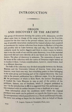 The Abinnaeus archive. Papers of a Roman officer in the reign of Constantius II.