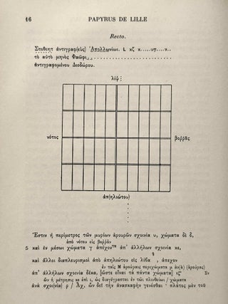 Papyrus grecs. Institut Papyrologique de l'Universit&eacute; de Lille. Vol. I and Vol. II: Papyrus de Magdola (complete set).[newline]M14704-05.jpeg