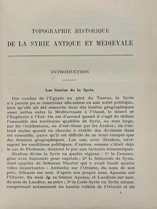 Topographie historique de la Syrie antique et m&eacute;di&eacute;vale[newline]M14708-04.jpeg