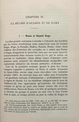 Topographie historique de la Syrie antique et médiévale