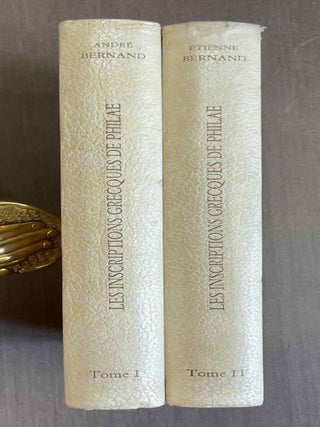 Inscriptions grecques de Philae. 2 volumes (complete set)[newline]M1470a-01.jpeg