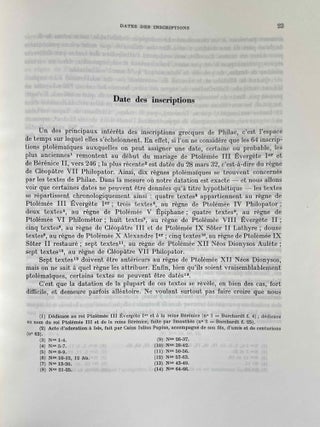 Inscriptions grecques de Philae. 2 volumes (complete set)[newline]M1470a-11.jpeg
