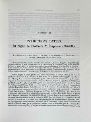 Inscriptions grecques de Philae. 2 volumes (complete set)[newline]M1470a-12.jpeg