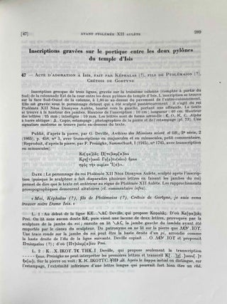 Inscriptions grecques de Philae. 2 volumes (complete set)[newline]M1470a-13.jpeg