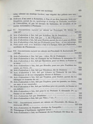 Inscriptions grecques de Philae. 2 volumes (complete set)[newline]M1470a-16.jpeg