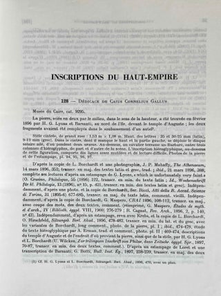 Inscriptions grecques de Philae. 2 volumes (complete set)[newline]M1470a-33.jpeg