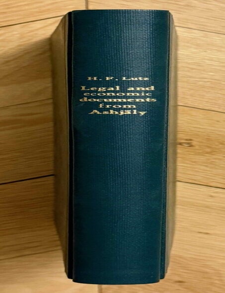 Item #M14710 Legal and economic documents from Ashjaly (XEROX). LUTZ Henry Frederick.[newline]M14710-00.jpeg
