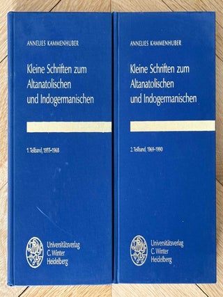 Item #M14715 Kleine Schriften zum Altanatolischen und Indogermanischen. Teil 1: 1955-1968. Teil...[newline]M14715-00.jpeg