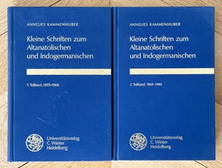 Item #M14715 Kleine Schriften zum Altanatolischen und Indogermanischen. Teil 1: 1955-1968. Teil...
