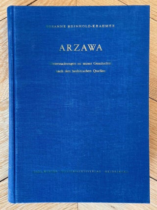Item #M14719 Arzawa. Untersuchungen zu seiner Geschichte nach den hethitischen Quellen....[newline]M14719-00.jpeg