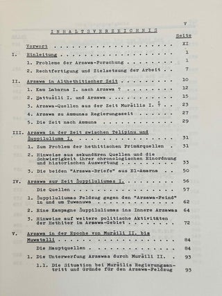 Arzawa. Untersuchungen zu seiner Geschichte nach den hethitischen Quellen.[newline]M14719-03.jpeg