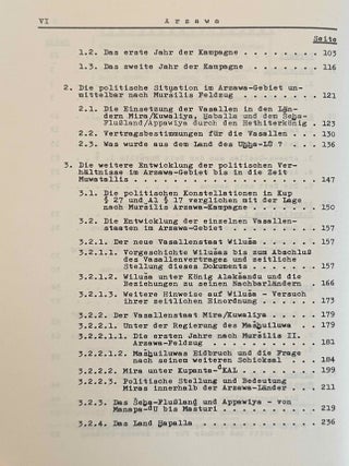 Arzawa. Untersuchungen zu seiner Geschichte nach den hethitischen Quellen.[newline]M14719-04.jpeg