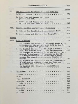 Arzawa. Untersuchungen zu seiner Geschichte nach den hethitischen Quellen.[newline]M14719-05.jpeg