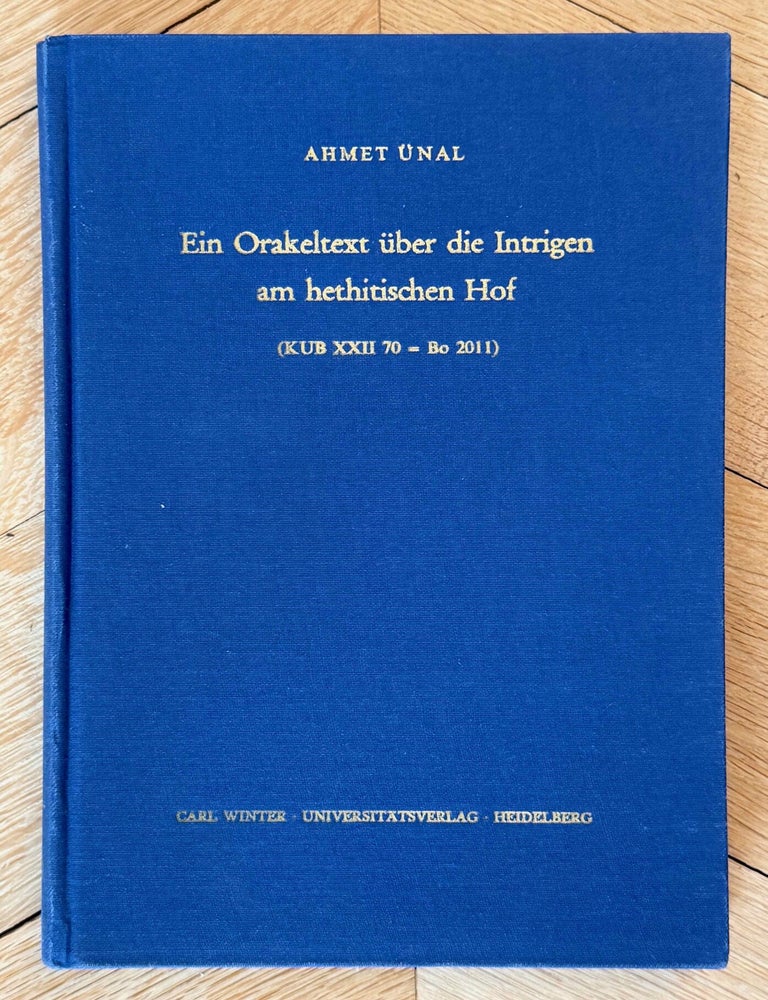 Item #M14723 Ein Orakeltext &uuml;ber die Intrigen am hethitischen Hof (KUB XXII 70=Bo 2011). &Uuml;NAL Ahmet.[newline]M14723-00.jpeg