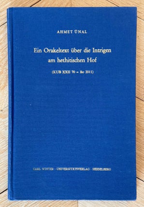 Item #M14723 Ein Orakeltext über die Intrigen am hethitischen Hof (KUB XXII 70=Bo 2011)....