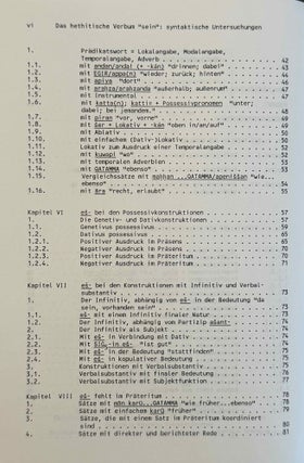 Das Hethitische Verbum "sein". Syntaktische Untersuchungen.