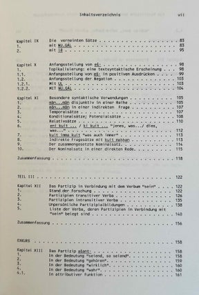 Das Hethitische Verbum "sein". Syntaktische Untersuchungen.