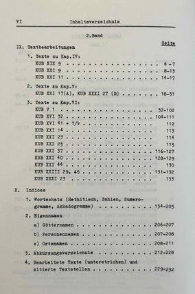Hattusili III. Teil I: Hattusili bis zu seiner Thronbesteigung. Band 1: Historischer Abriss. Band 2: Quellen und Indices (complete set)