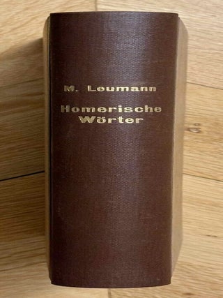 Item #M14730 Homerische W&ouml;rter. LEUMANN Manu[newline]M14730-00.jpeg