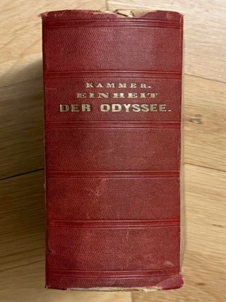 Item #M14732 Die Einheit der Odyssee nach Widerlegung der Ansichten von Lachmann-Steinthal,...[newline]M14732-00.jpeg