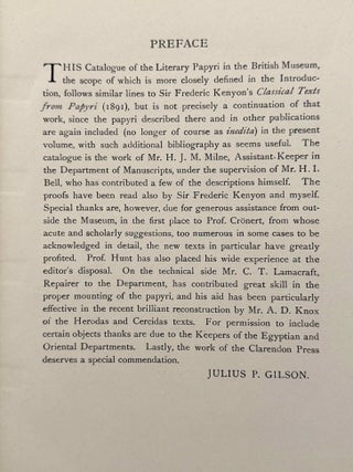 Catalogue of the literary papyri in the British museum[newline]M14739-04.jpeg
