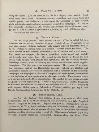 Catalogue of the literary papyri in the British museum[newline]M14739-09.jpeg