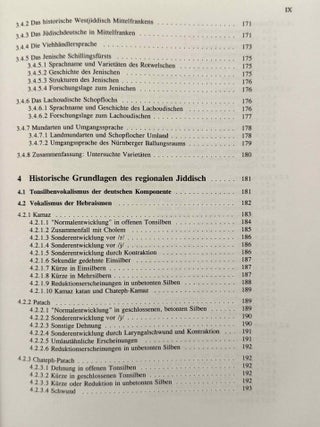 Westjiddisches W&ouml;rterbuch. Auf der Basis dialektologischer Erhebungen in Mittelfranken. 2 volumes (complete set)[newline]M14741-05.jpeg