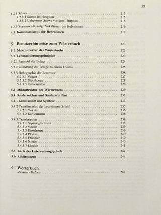 Westjiddisches W&ouml;rterbuch. Auf der Basis dialektologischer Erhebungen in Mittelfranken. 2 volumes (complete set)[newline]M14741-07.jpeg
