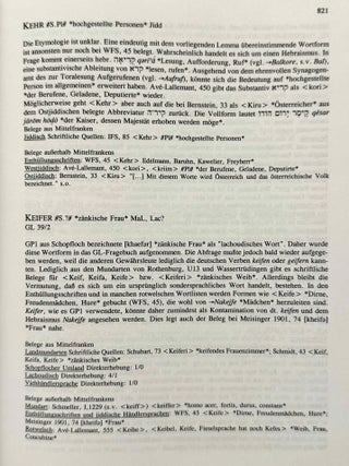 Westjiddisches W&ouml;rterbuch. Auf der Basis dialektologischer Erhebungen in Mittelfranken. 2 volumes (complete set)[newline]M14741-13.jpeg