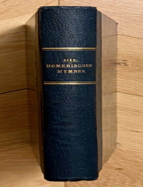 Item #M14745 Die Homerischen Hymnen. GEMOLL Albert.[newline]M14745-00.jpeg