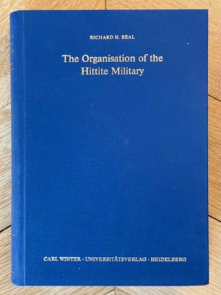 Item #M14748 The organisation of the Hittite military. BEAL Richard Henry[newline]M14748-00.jpeg