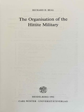 The organisation of the Hittite military[newline]M14748-02.jpeg