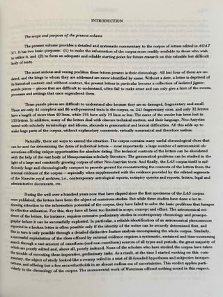 Letters from Assyrian scholars to the kings Esarhaddon and Assurbanipal. Vol. I: Texts. Vol. II: Commentary and appendices (complete set, in XEROX).[newline]M14756-11.jpeg