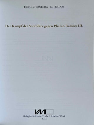 Der Kampf der Seev&ouml;lker gegen Pharao Ramses III.