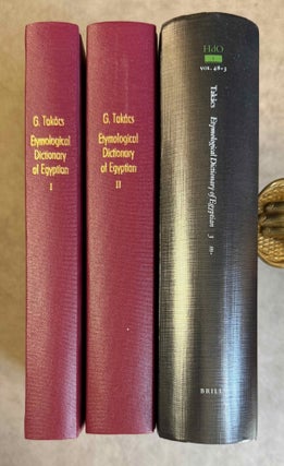 Item #M14774 Etymological Dictionary of Egyptian. Vol. 1: A phonological introduction. Vol. 2:...