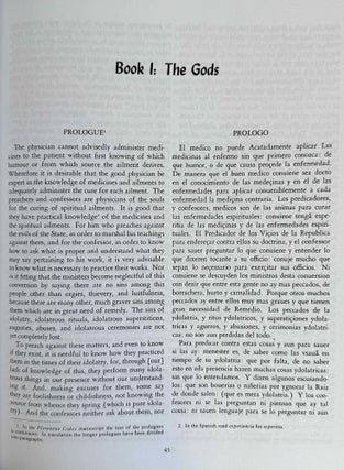 Florentine Codex. Part I: Introduction and Indices. Introductions, Sahagún's Prologues and Interpolations, General Bibliography, General Indices. Part II: Book I: The Gods. Translated from the Aztec into English, with Notes and Illustrations. (color XEROX)