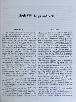 Florentine Codex. Part I: Introduction and Indices. Introductions, Sahag&uacute;n's Prologues and Interpolations, General Bibliography, General Indices. Part II: Book I: The Gods. Translated from the Aztec into English, with Notes and Illustrations. (color XEROX)