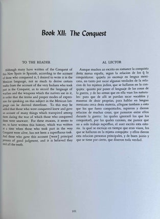 Florentine Codex. Part I: Introduction and Indices. Introductions, Sahagún's Prologues and Interpolations, General Bibliography, General Indices. Part II: Book I: The Gods. Translated from the Aztec into English, with Notes and Illustrations. (color XEROX)